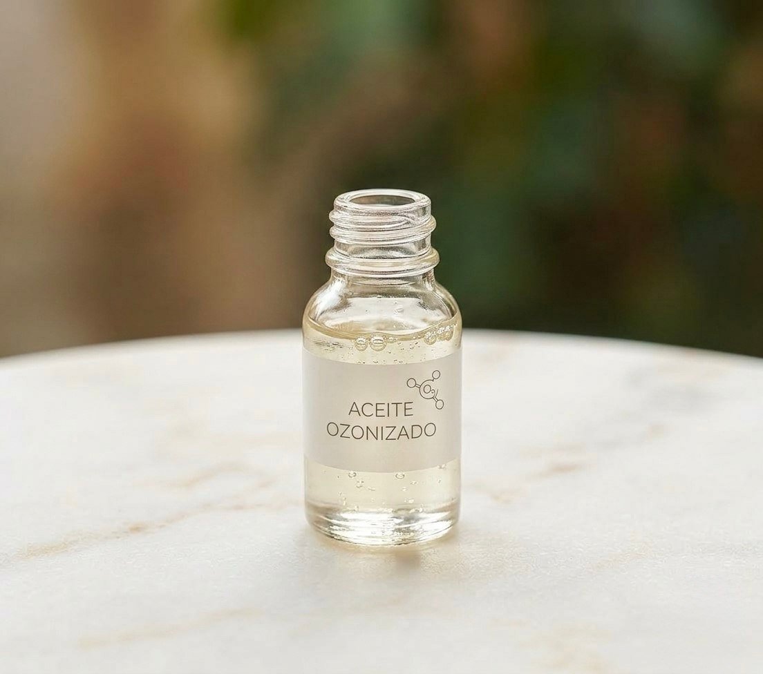 Aceite ozonizado de caléndula ingrediente activo sérum contorno de ojos HB Honey Bubble